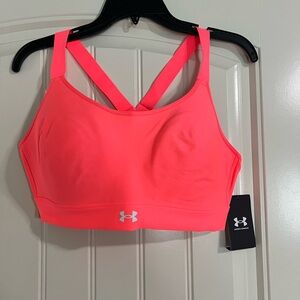 Under Armour Women's Bright Pink Sports Bra
